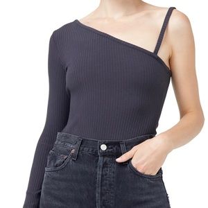 AGOLDE Mika One Shoulder Bodysuit